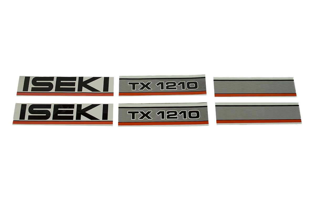 Aufklebersatz Motorhaube Iseki TX1210