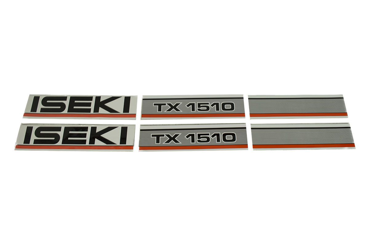 Aufklebersatz Motorhaube Iseki TX1510