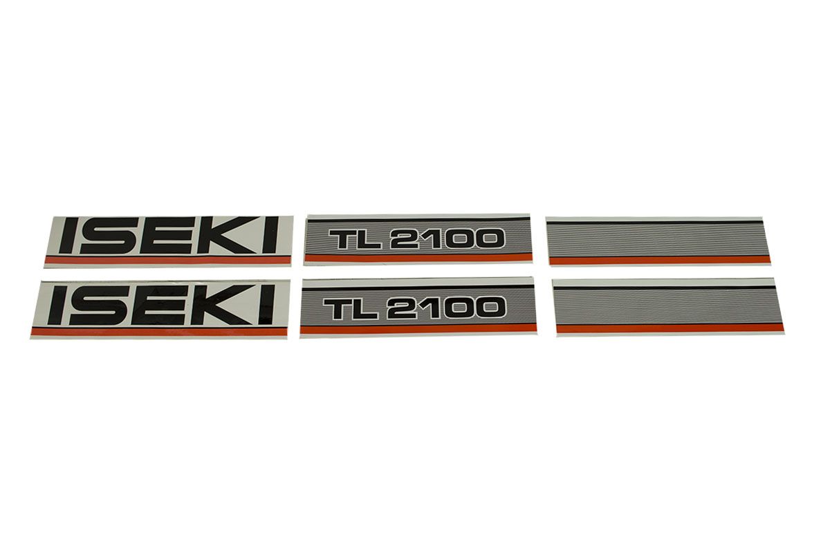 Aufklebersatz Motorhaube Iseki TL2100
