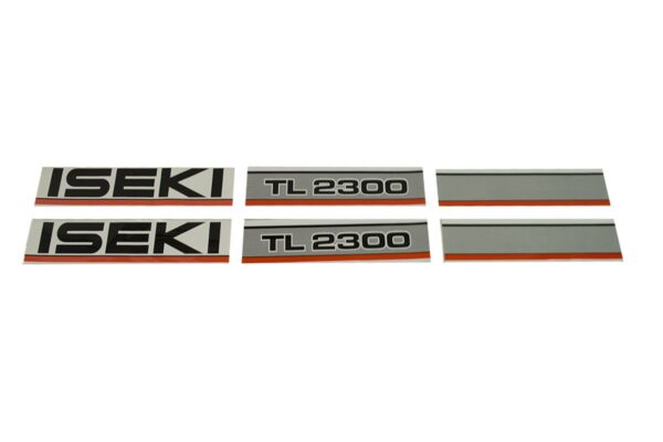 Aufklebersatz Motorhaube Iseki TL2300