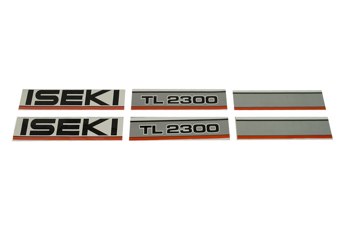 Aufklebersatz Motorhaube Iseki TL2300