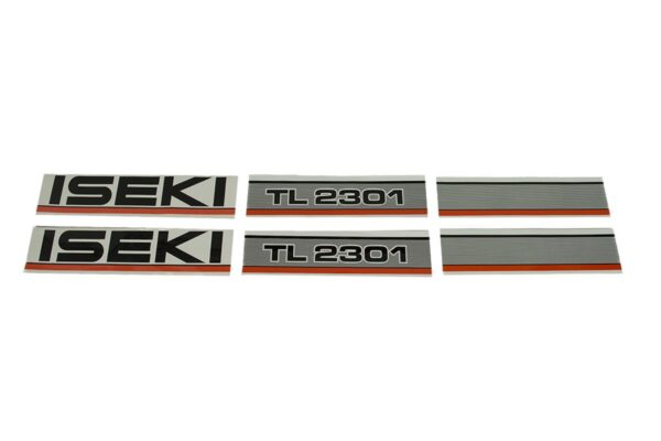 Aufklebersatz Motorhaube Iseki TL2301