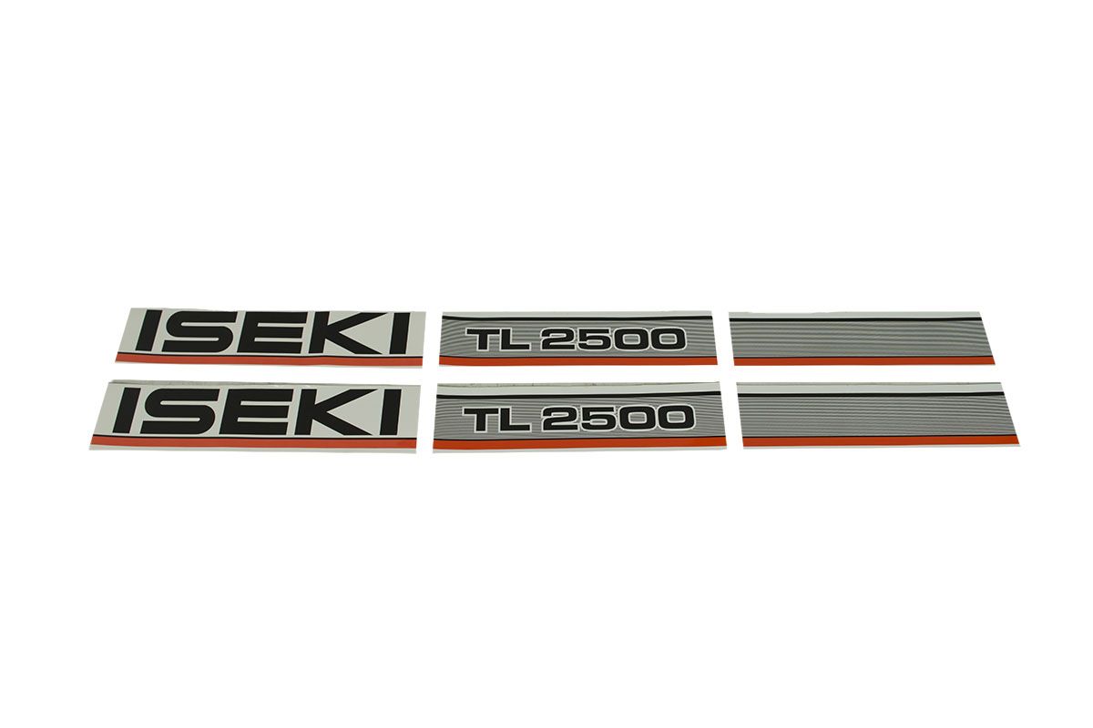 Aufklebersatz Motorhaube Iseki TL2500