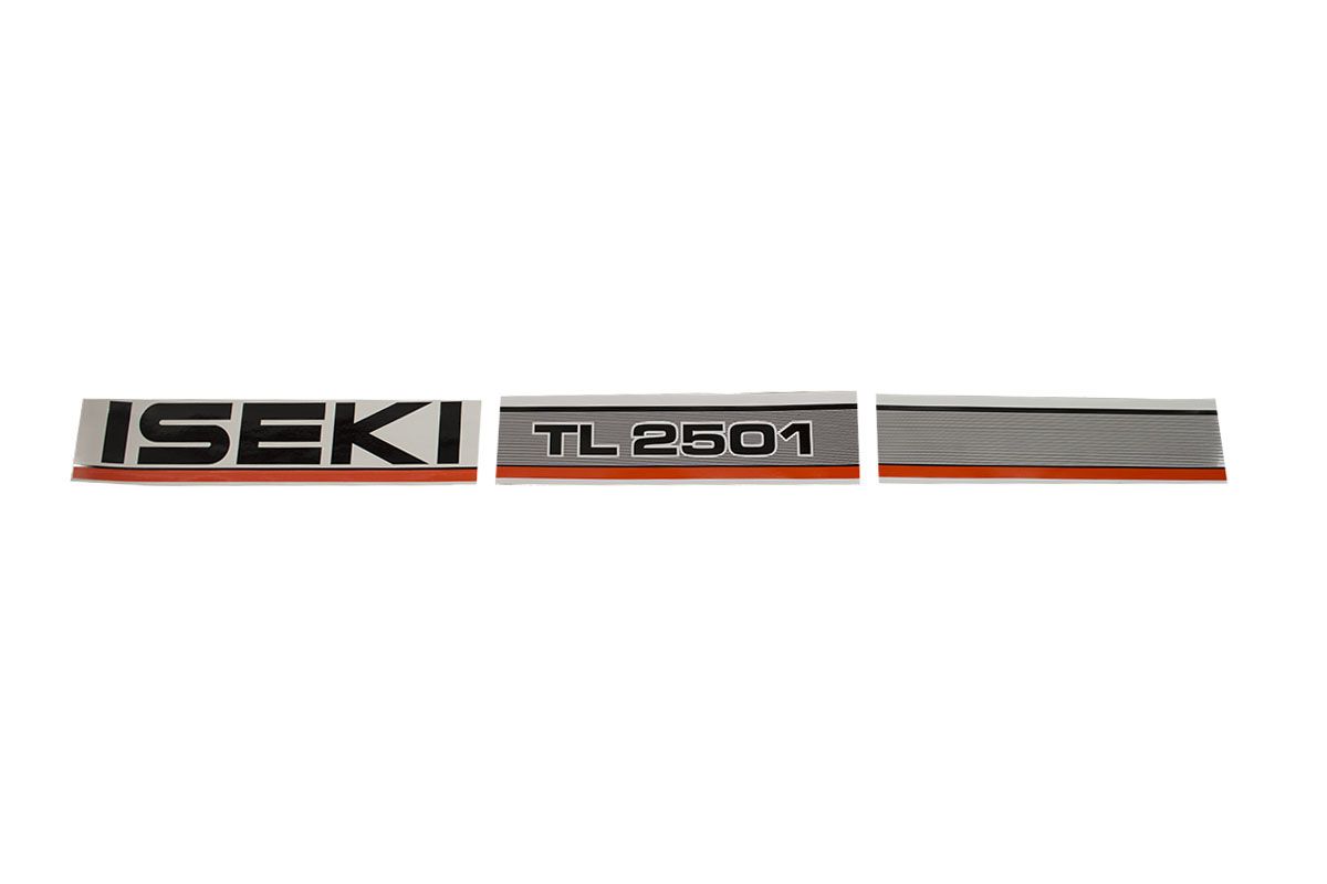 Aufklebersatz Motorhaube Iseki TL2501