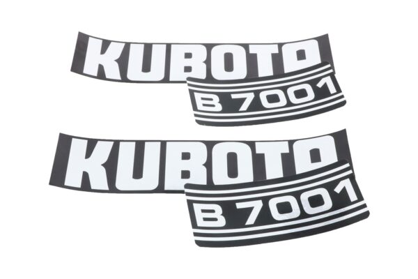 Aufklebersatz Motorhaube Kubota B7001