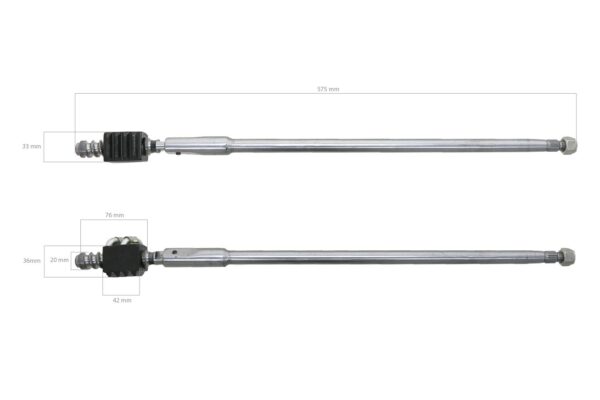 Lenkwelle Yanmar YM140, YM147, YM186, YM1401, YM1510, F175 – Bild 8