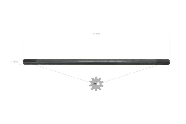 4WD Antriebswelle 47,1cm