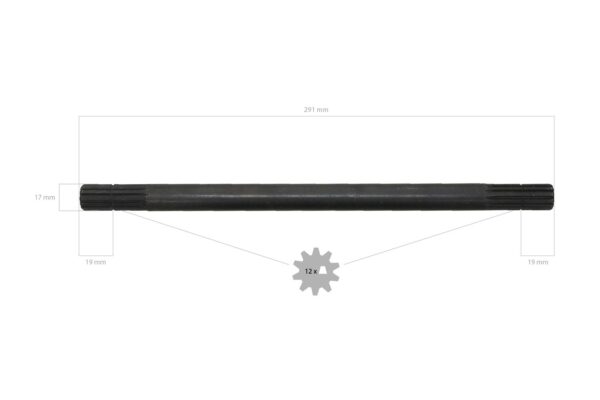 4WD Antriebswelle 29,1cm