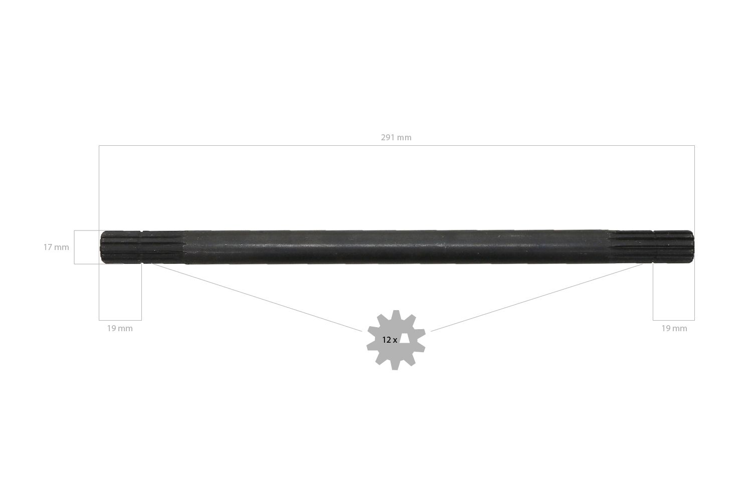 4WD Antriebswelle 29,1cm