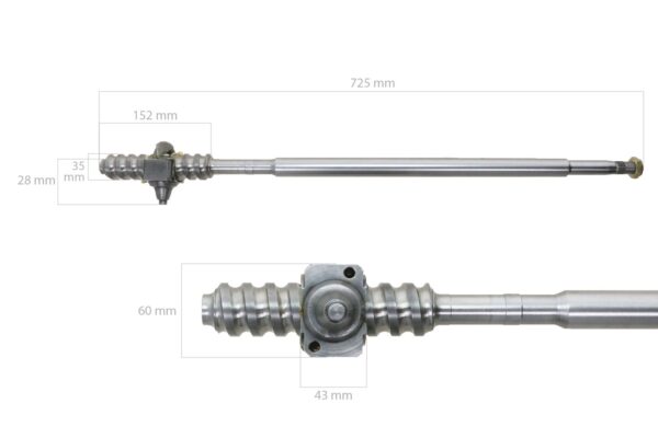 Lenkwelle Ford 3600, 4600, 5000, 5000 US built, 5100, 5110, 532, 5340, 5600, 5610, 5900, 6410, 6600, 6610, 6710 7000, 7100, 7200, 7410, 7600, 7610, 7710 – Bild 6