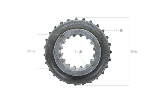 Getriebe Vorderachse 4WD Yanmar YMG1800, YM1802, YM1820 – Bild 5