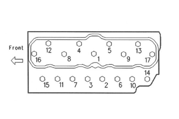 Komplette Dichtungssatz Mitsubishi S4S, Caterpillar C3.4., Perkins 804C-33, Clarck, Nissan, Sole, etc. – Bild 2