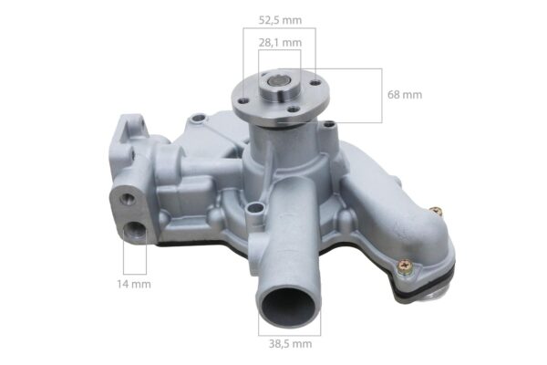 Wasserpumpe Yanmar 4TNE92, 4TNE94, 4TNE98, Komatsu 4D92, 4D92E, 4D94LE, 4D94E, 4D98 – Bild 2