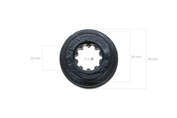 Antriebskupplung 4WD Welle John Deere 650, 750, 850, 950, 1050, – Bild 5