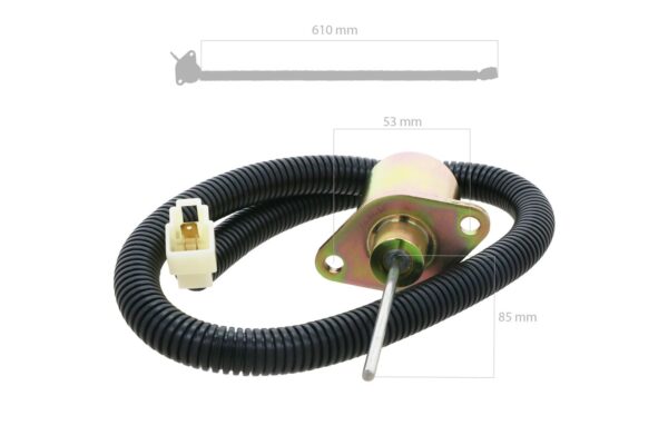 Kubota Stop Solenoid D1703 – Bild 2