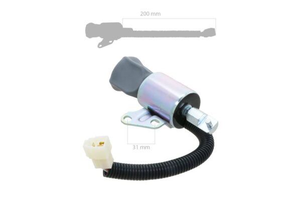 Kubota Stop Solenoid D722, D902, Z482 – Bild 2