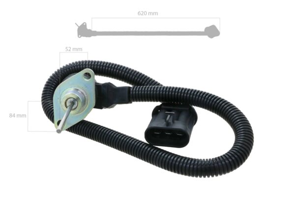Kubota Stop Solenoide KX161-2, KX101, KX151, R410, V2203 – Bild 2