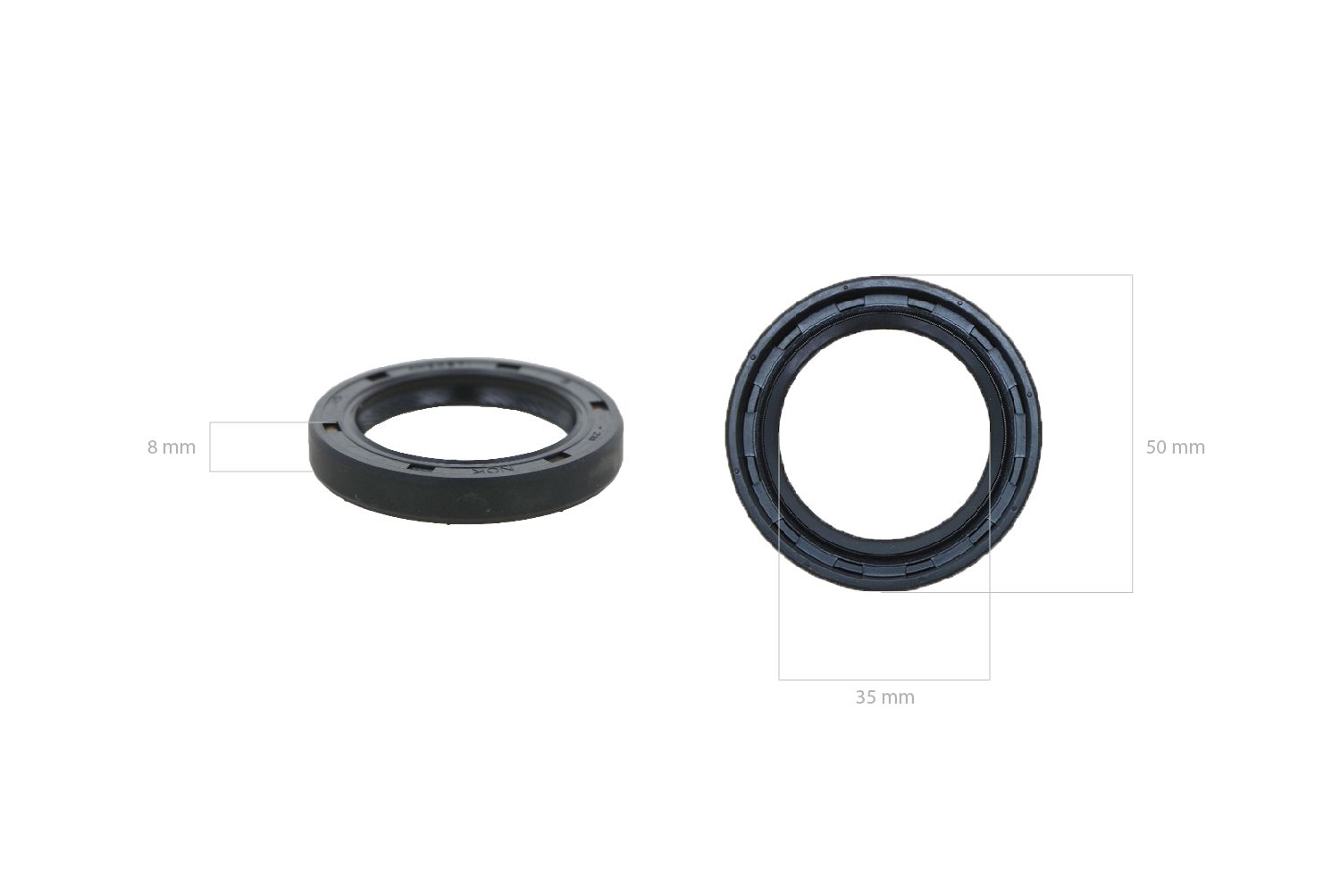 Kurbelwellendichtung (Vorderseite) Mitsubishi K3, K4, MVS3L, MVS3L2, S3L, S3L2, S4L, S4L2, Captain, Startrac, Etc.,