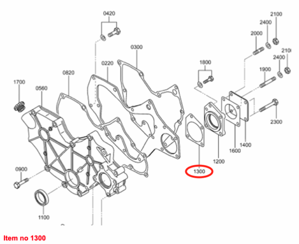 Dichtung Ölpumpe Entleerungstopf Mitsubishi, S3L, S3L2, S4L, S4L2, Captain, Startrac, Usw., – Bild 2