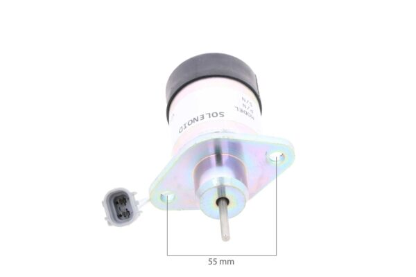Stop solenoid 12V Kubota D1503, V2203, V2403, V2607, V3300, V3307, V3600, V3800, – Bild 3