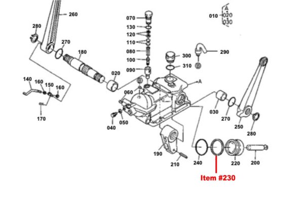 Stützring hubzylinder Kubota B-Serie, F-Serie – Bild 3