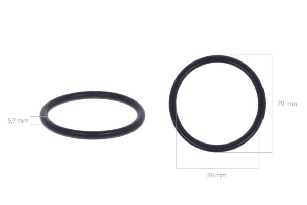 O-Ring Hubzylinder Kubota B, GB, M, RW-Types, TYM T410, Kioti / Daedong L1901, LB1914, – Bild 3