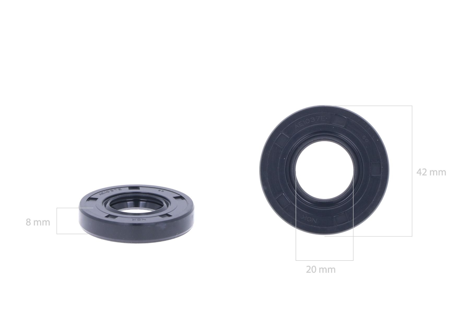 Dichtring Kubota 20x42x8mm Kioti, Baroness, Tohatsu, Yanmar, Fujii