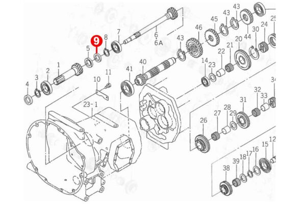 Dichtring 30x45x8mm Iseki, Yanmar, Bolens, Massey Ferguson – Bild 5