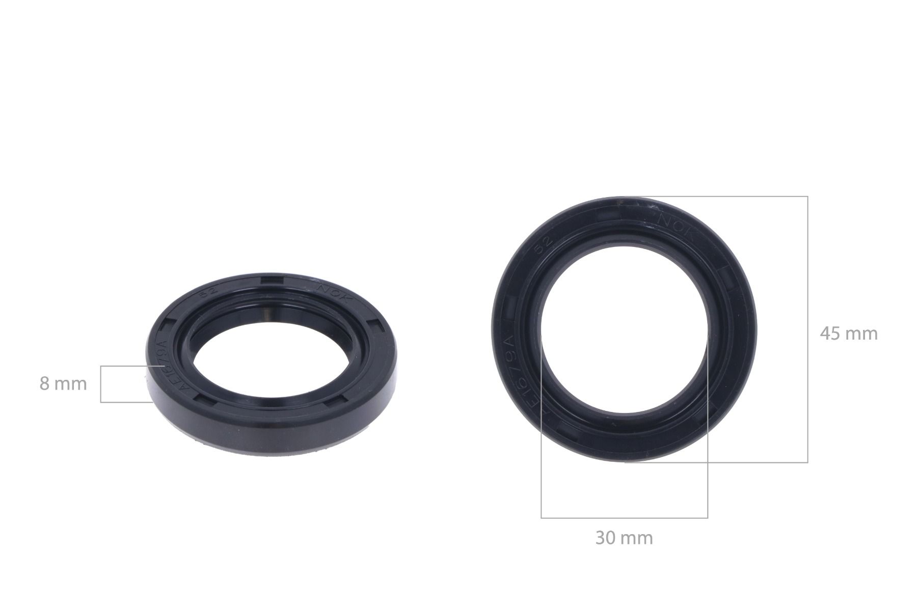Dichtring 30x45x8mm Iseki, Yanmar, Bolens, Massey Ferguson