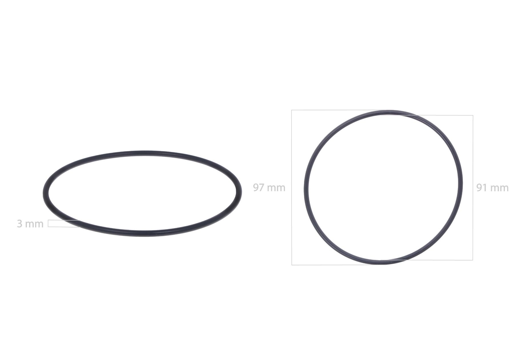 O-Ring Wasserpumpe Iseki E3AD1, 3AD1, 3AE1, 3AF1, 3AG1, E3AE1, E3AF1, E3AG1, Bolens, Massey Ferguson 1250, 1260,