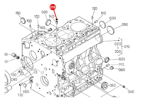 O-Ring Zylinderkopfdichtung Kubota Motoren – Bild 4