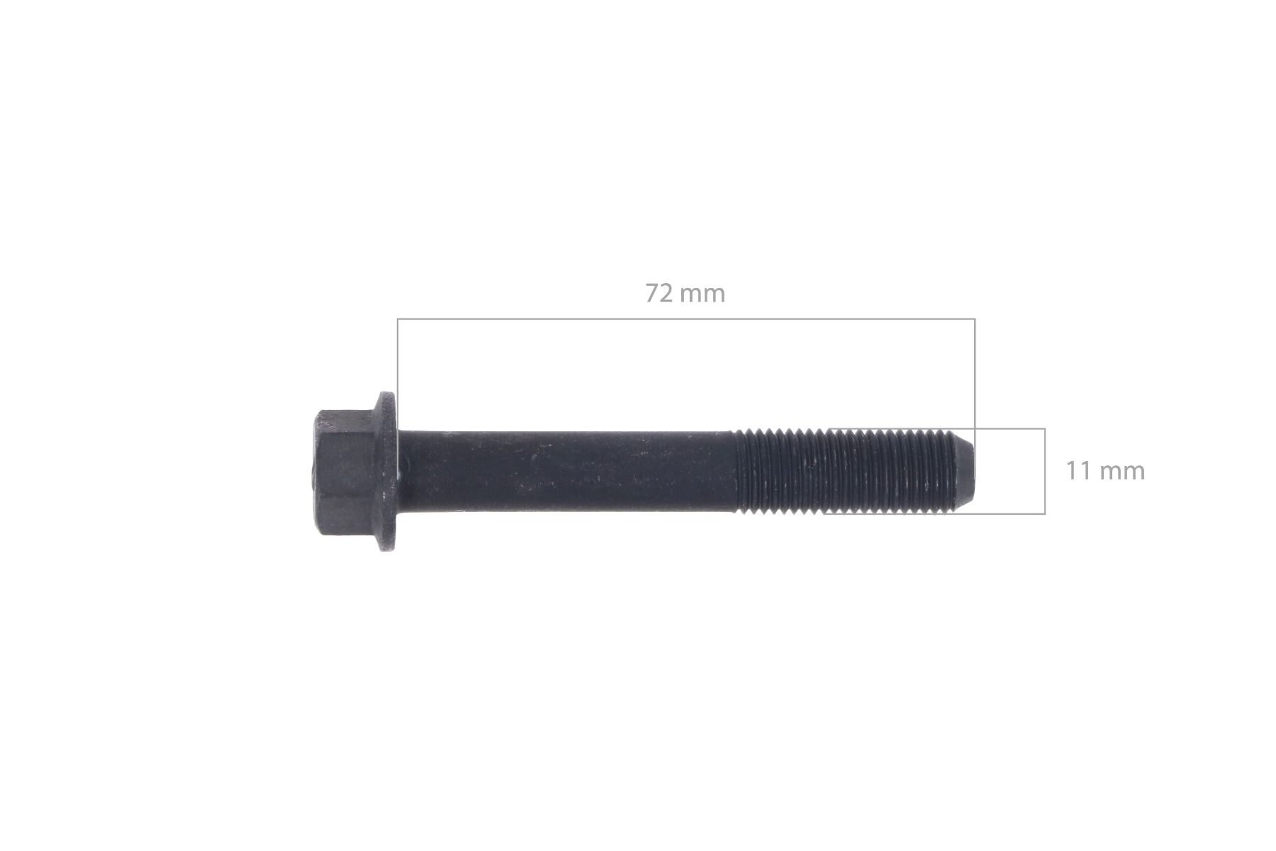 Zylinderkopfschraube 72mm Shibaura J774, J843, N843, N844, Perkins 103, 403, Caterpillar C1.1, C2.2, 3013, 3024,
