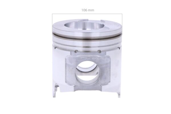 Kolben mit Ringsatz Direkteinspritzung STD Yanmar 4TNE106T, Komatsu 4D106, – Bild 2