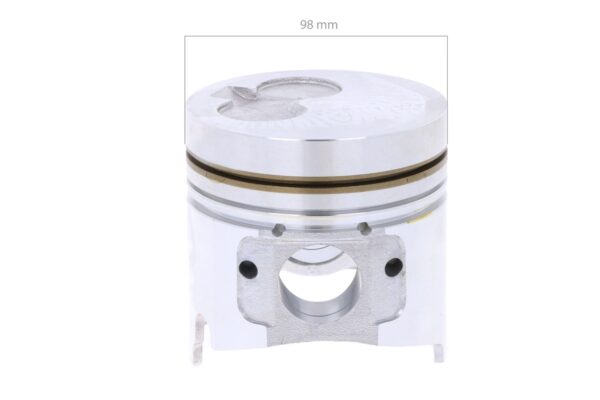 Kolben mit Ringsatz Indirekte Einspritzung STD Yanmar 4TNE98, Komatsu 4D98E, – Bild 2