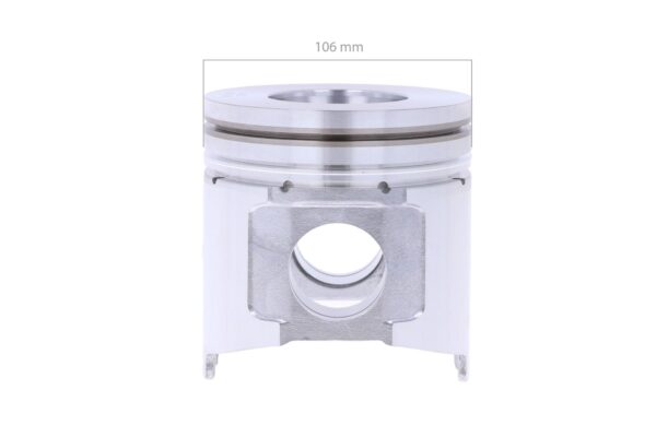 Kolben mit Ringsatz Direkteinspritzung +0.25mm Yanmar 4TNV106, 4TNV106T, Komatsu 4D106, S4D106, – Bild 2