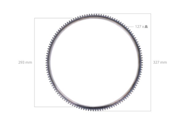 Starterkranz Z=127 Yanmar 3TNE84/88, 4TNE84/88, 3TNV84/88, 4TNV84/88, Komatsu, Yanmar Marine, usw., – Bild 2