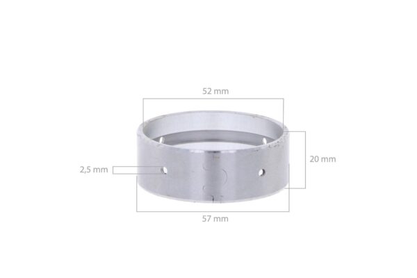 Kurbelwellenlager (Vorderseite) STD 52mm Kubota DIV. 2-, 3-, 4-, 5-, 6-Zylinder-Motortypen – Bild 2