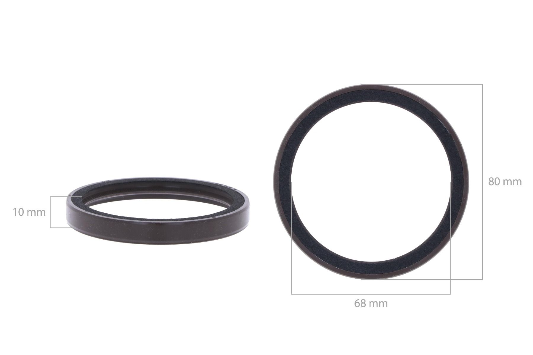 Kurbelwellendichtung (Rückseite) 68x80x10 Kubota D600, D640, D650, D662, D722, D750, D782, D850, D902, D950, V1100, V1200, V1205, Z402, Z432, Z482, Z500, Z602,