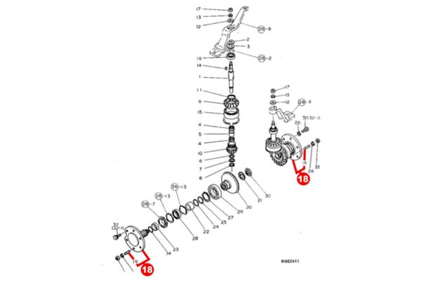 Achsschenkel 4WD Yanmar YM-Typen – Bild 6