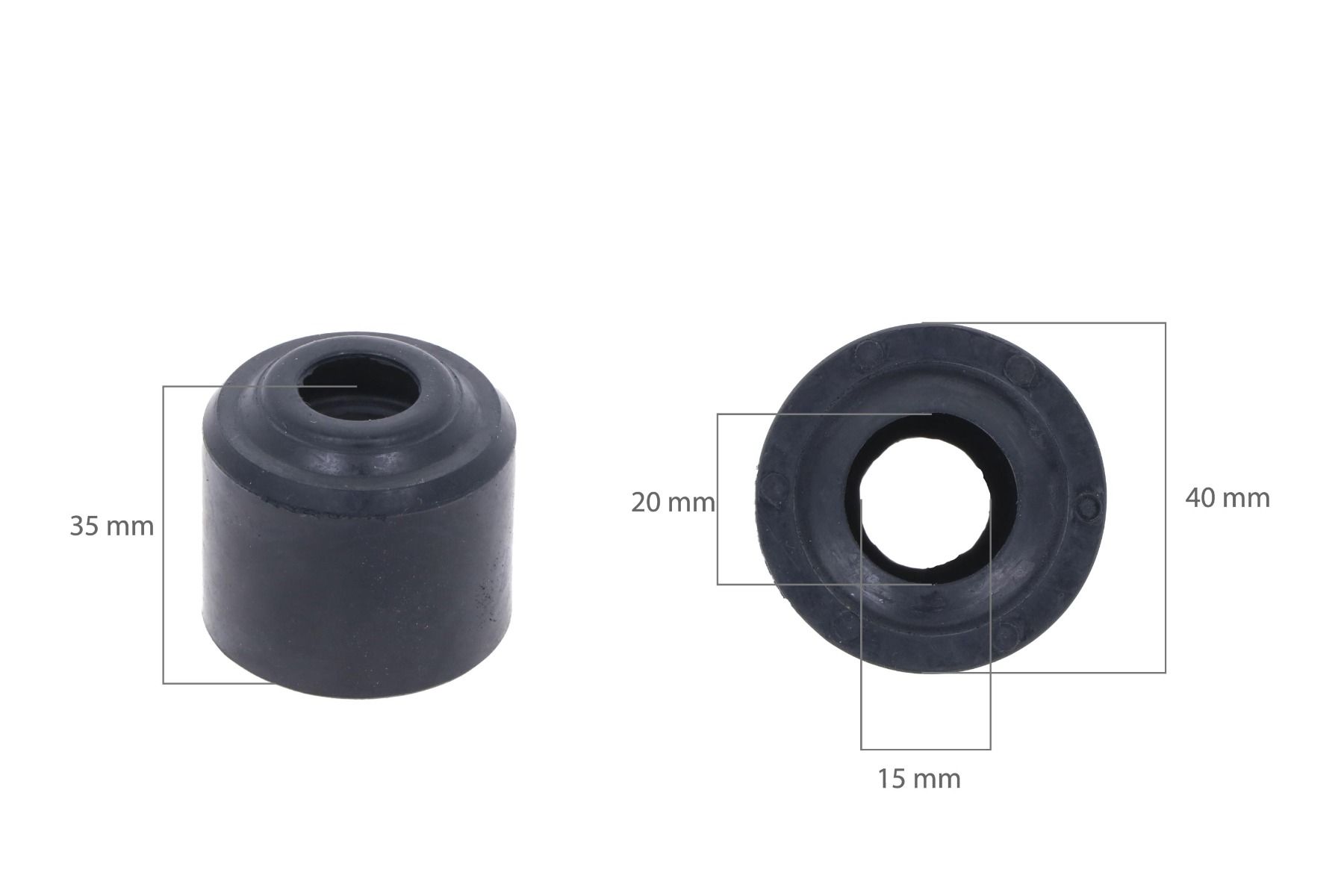 Gummi Buchse für Lenksäule Mitsubishi, Case