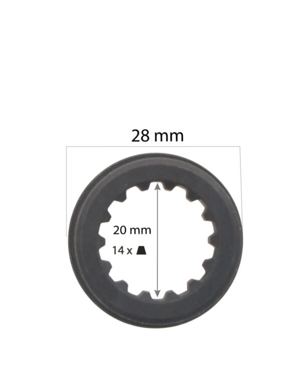 Kupplungsbuchse + Kugeln für Eingangswell Kubota A13, A14, Hinomoto / Hitachi CX13, CX14, CX130, CX140, – Bild 2