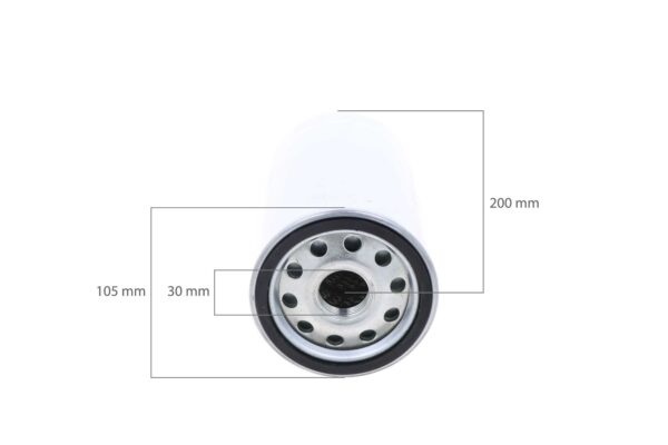 Hydraulik, Getriebeölfilter Iseki SF-, TG-, TH-Types, Massey Ferguson, Challenger, – Bild 3