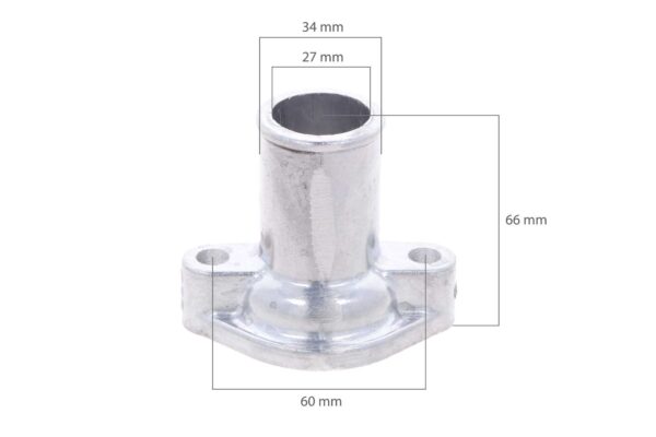 Oberes Thermostatgehäuse Kubota, Hinomoto, Bobcat: Airman, Kioti, Hyundai, New Holland Schaffer, Tym, Schaffer, Etc., – Bild 2