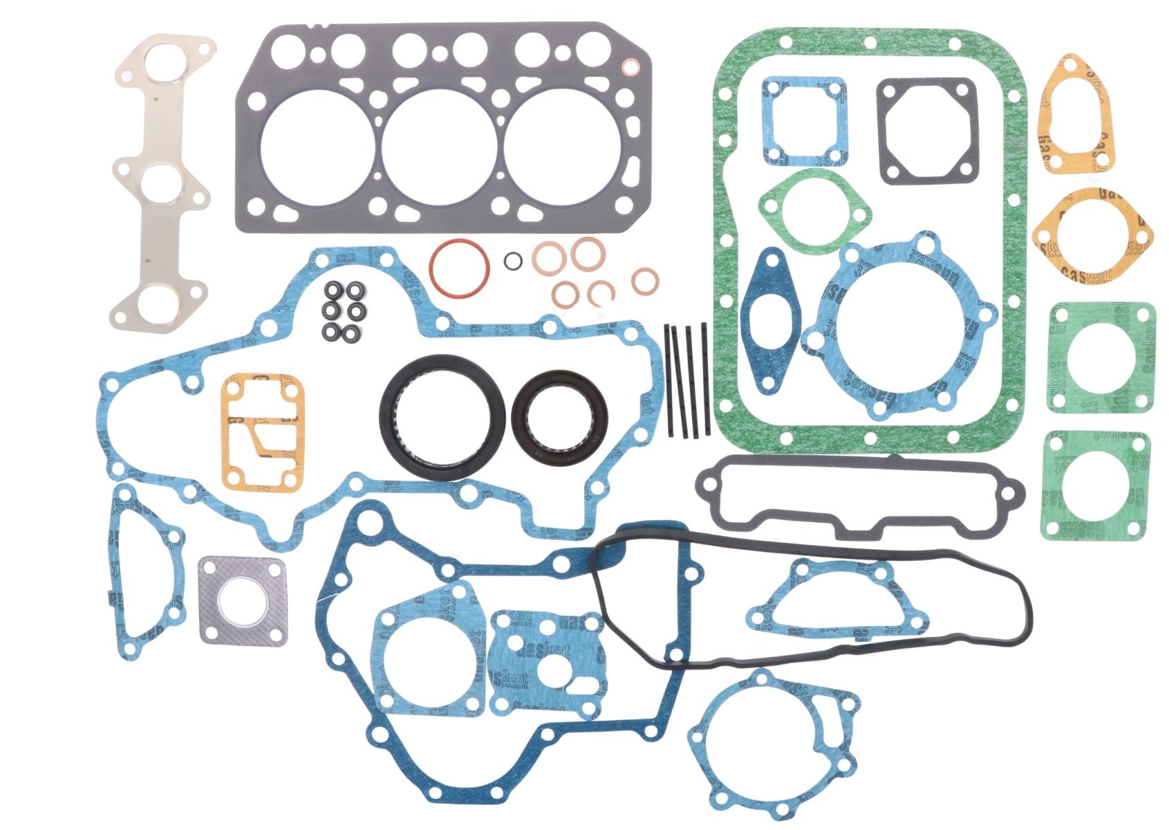 Kopfdichtungssatz Mitsubishi K3G MM30, MM30B, MM35, MM35B, MT205, MTX225, MTX245, Cub Cadet, Case IH, Caterpillar, Etc.,