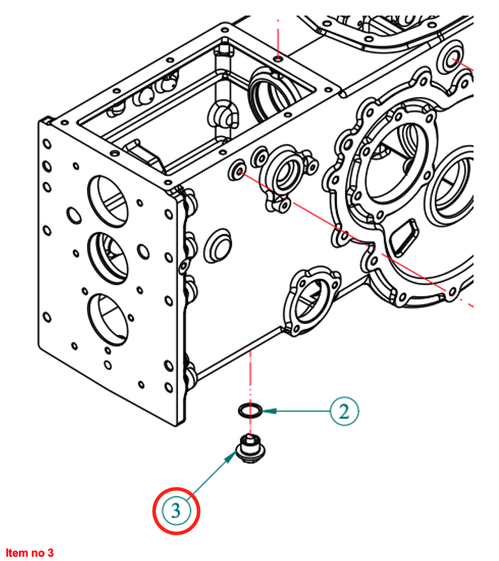 Ablassschraube Getriebegehäuse / Hinterachse (magnetisch) Captain, Startrac, Antonio Carraro, Usw.,
