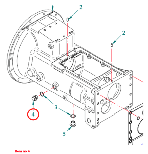Ablassschraube 4WD / Getriebegehäuse Captain, Startrac, Agritech, Antonio Carraro, Usw., – Bild 2