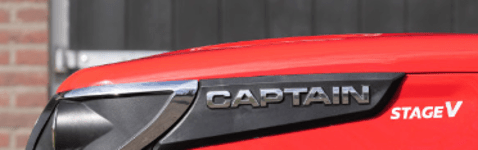 Aufkleber 3D für Haube Captain,