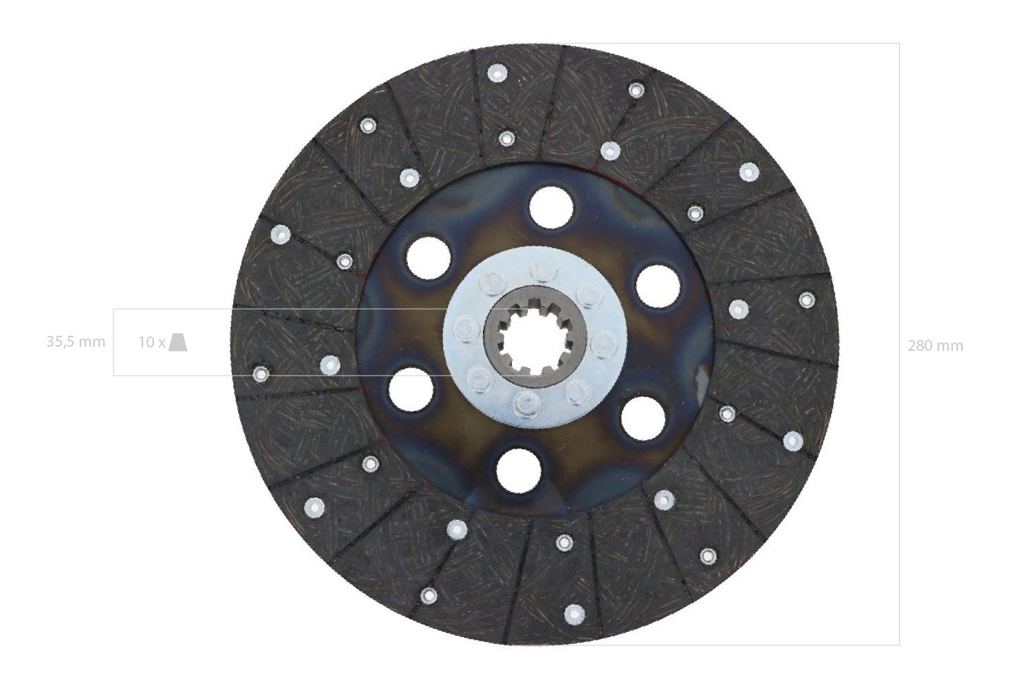 Kupplingsscheibe Ford / New Holland Major, Power Major, Super Major