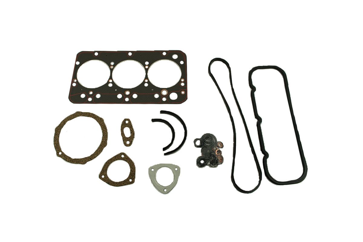 Motordichtsatz komplett - 3 cyl. Allis Chalmers, Case IH, Fiat, Ford/New Holland, White Oliver