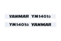 Aufklebersatz Motorhaube Yanmar YM1401